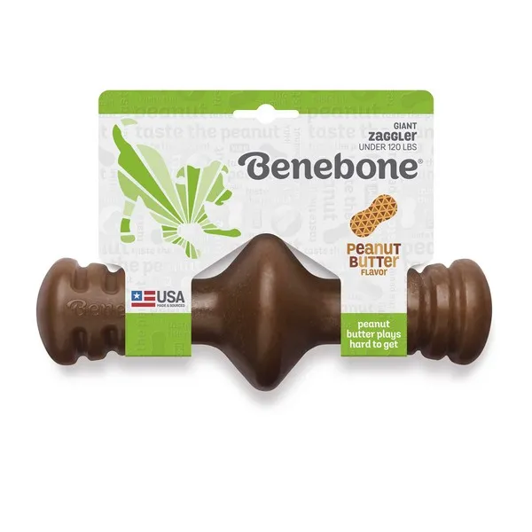 1ea Benebone Giant Peanut Zaggler - Health/First Aid